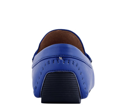 Amali Trentino Luxe Slip On LoaferS Men’s Blue Moccasins Driving Moccasins by Amali – Don't Panic Shoes
