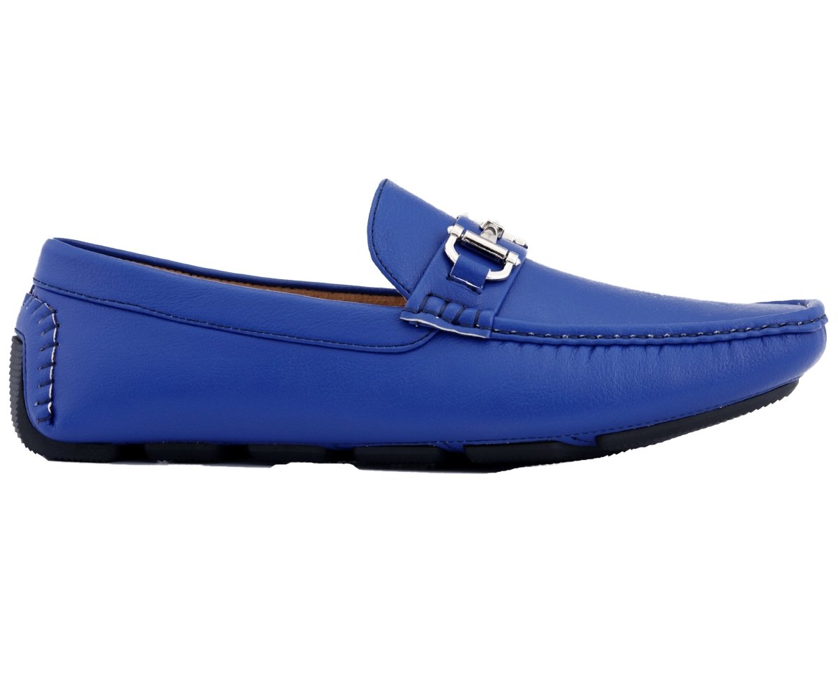 Amali Trentino Luxe Slip On LoaferS Men’s Blue Moccasins Driving Moccasins by Amali – Don't Panic Shoes
