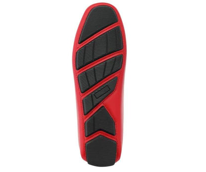 Amali Trentino Luxury Slip On LoaferS Men’s Red Driving Moccasins by Amali – Don't Panic Shoes