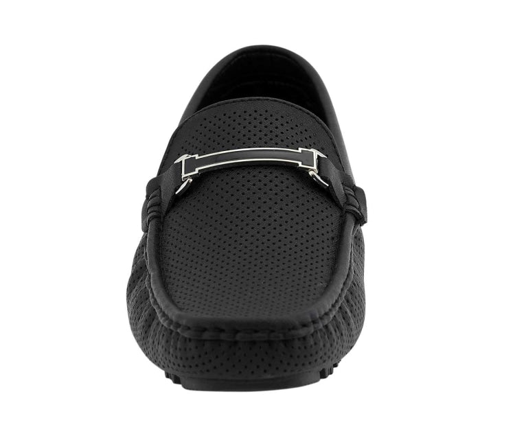 Amali Vibrant Driving Shoe Men’S Soft Perforated Slip On Driving Moccasins by Amali – Don't Panic Shoes