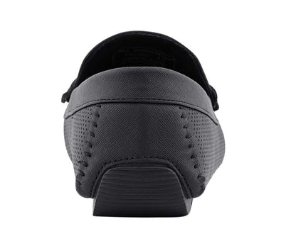 Amali Vibrant Driving Shoe Men’S Soft Perforated Slip On Driving Moccasins by Amali – Don't Panic Shoes