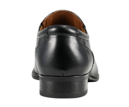 Amali Victor Luxe Moc Toe LoaferS Men’s Leather Black Loafers by Amali – Don't Panic Shoes