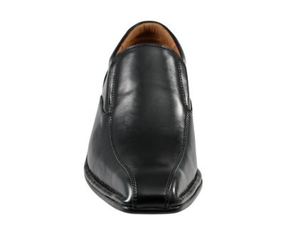 Amali Victor Luxe Moc Toe LoaferS Men’s Leather Black Loafers by Amali – Don't Panic Shoes