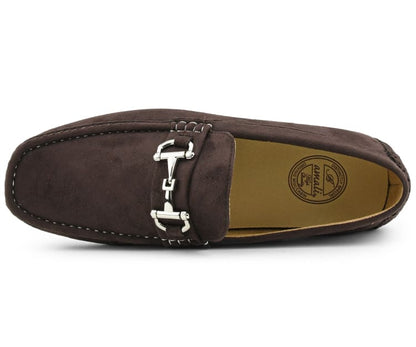 Amali Walken 2 Men’S Brown Suede Driving Shoes Driving Moccasins by Amali – Don't Panic Shoes
