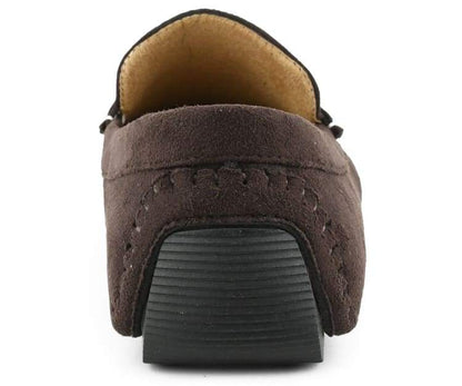 Amali Walken 2 Men’S Brown Suede Driving Shoes Driving Moccasins by Amali – Don't Panic Shoes