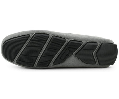 Amali Walken 2 Men’S Suede Driving Shoes Walken Grey Driving Moccasins by Amali – Don't Panic Shoes