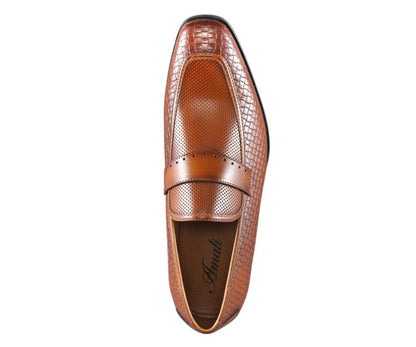 Amali Wren DreSs Loafers Men’s Leather Tan Loafers by Amali – Don't Panic Shoes