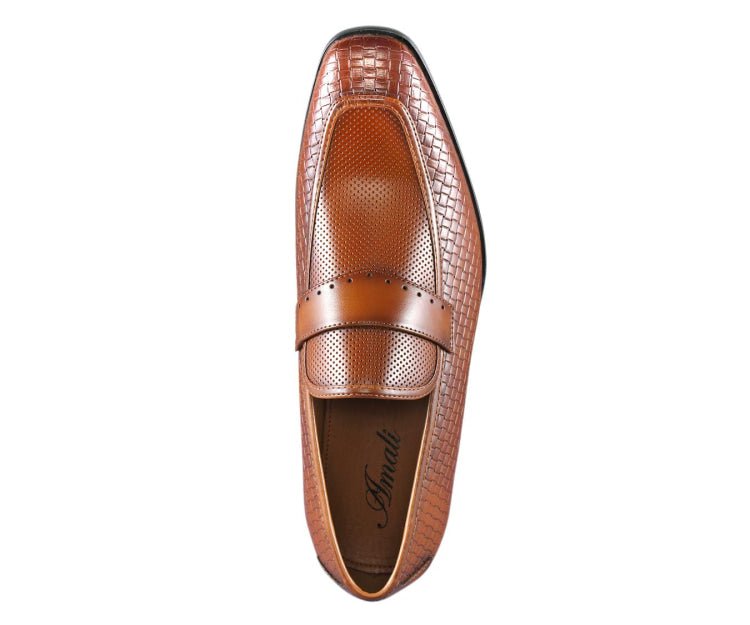 Amali Wren DreSs Loafers Men’s Leather Tan Loafers by Amali – Don't Panic Shoes