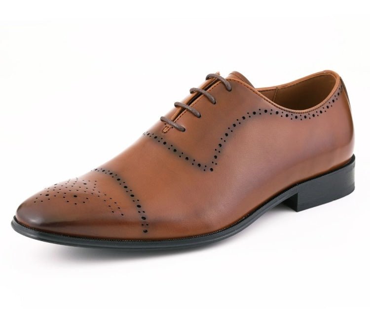 Amali Wyatt Cognac Oxfords by Amali – Don't Panic Shoes