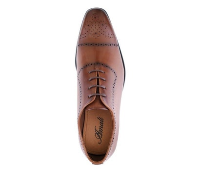 Amali Wyatt Cognac Oxfords by Amali – Don't Panic Shoes