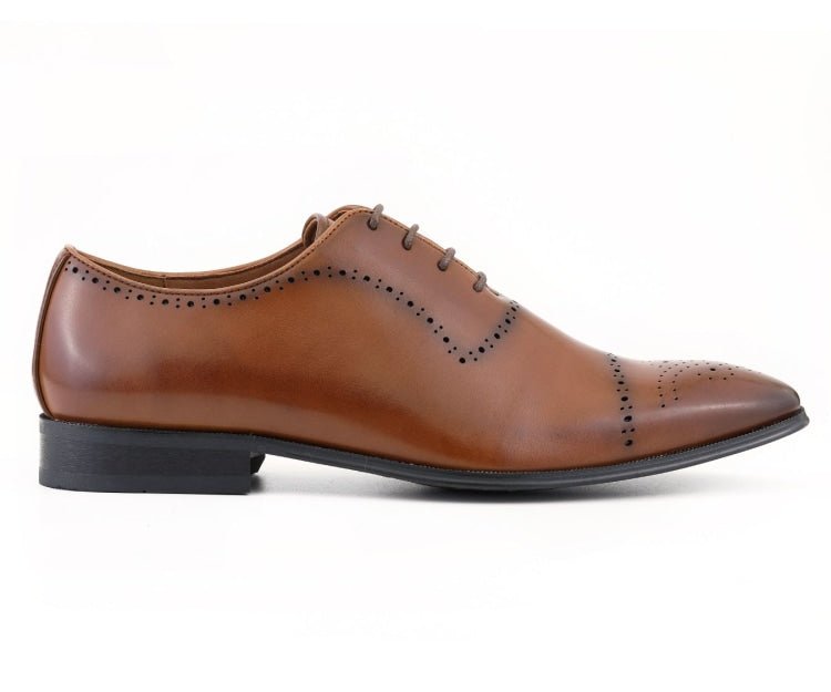 Amali Wyatt Cognac Oxfords by Amali – Don't Panic Shoes