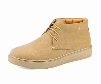 Amali Zale Suede Chukka BootS Men’s Tan Suede Boots by Amali – Don't Panic Shoes