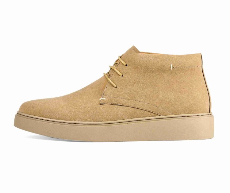 Amali Zale Suede Chukka BootS Men’s Tan Suede Boots by Amali – Don't Panic Shoes