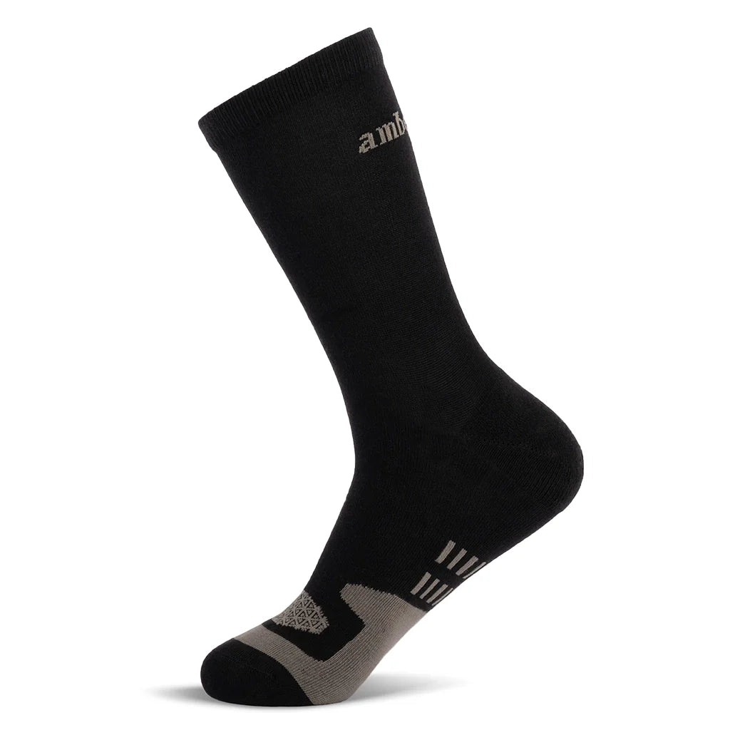 Amberjack All Day Comfort Dress Socks Men's Obsidian Dress Socks by Amberjack – Don't Panic Shoes