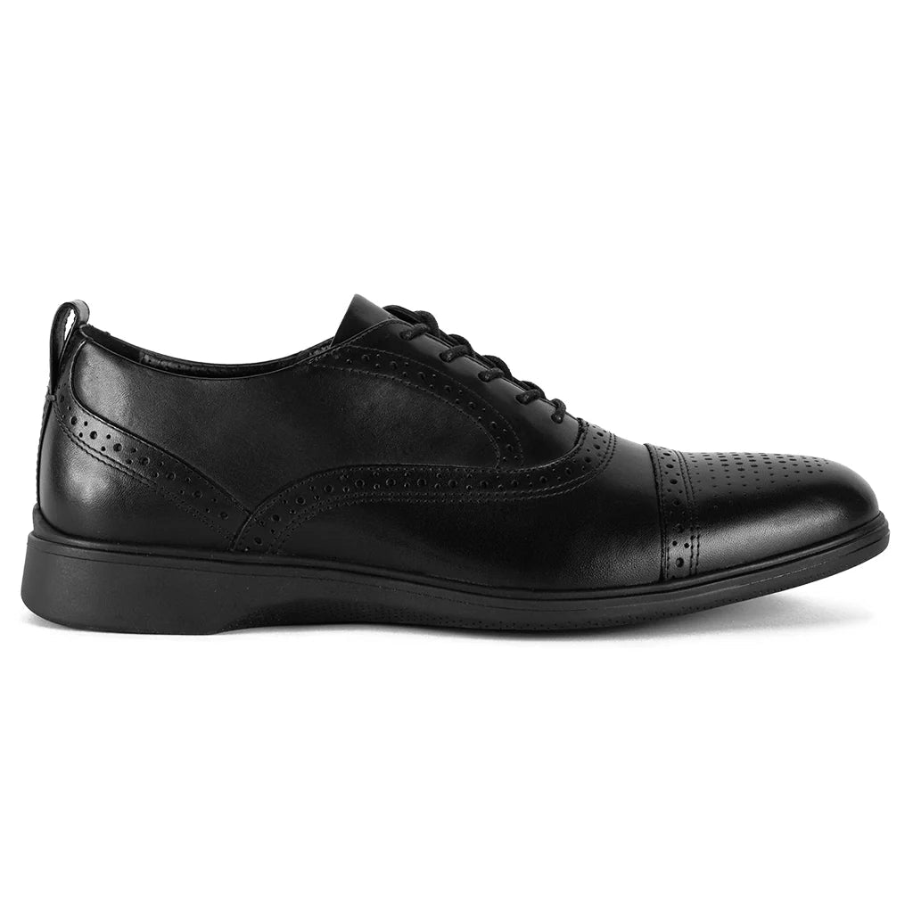 Amberjack Cap - Toe Edition Luxe Craft Men's Obsidian Men's Dress Shoes by Amberjack – Don't Panic Shoes