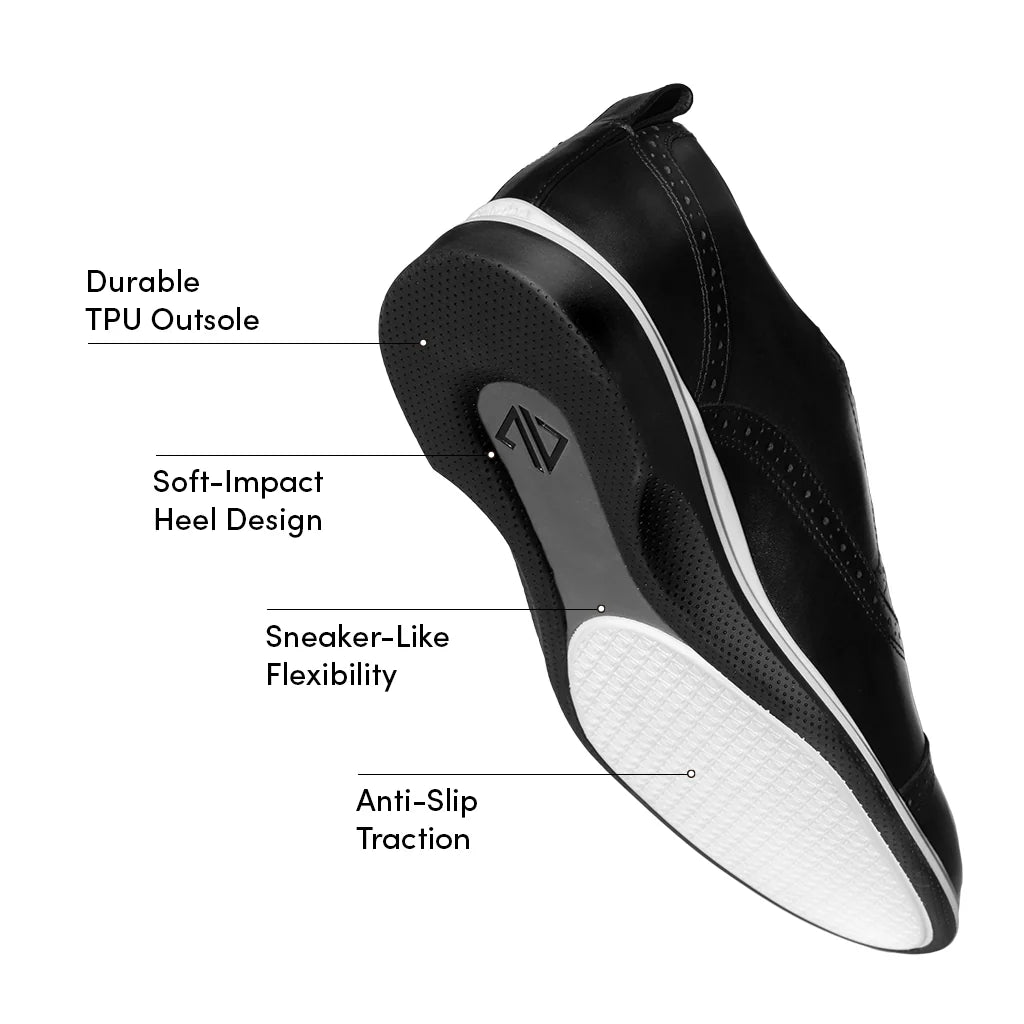 Amberjack Cap - Toe Men's Onyx Men's Dress Shoes by Amberjack – Don't Panic Shoes