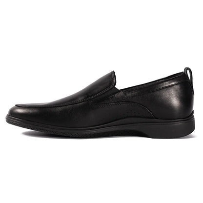 Amberjack Men's The Slip On Vegan Leather Obsidian Men's Dress Shoes by Amberjack – Don't Panic Shoes