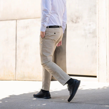 Amberjack Men's Whole Cut Hybrid Calfskin Leather Obsidian Men's Dress Shoes by Amberjack – Don't Panic Shoes