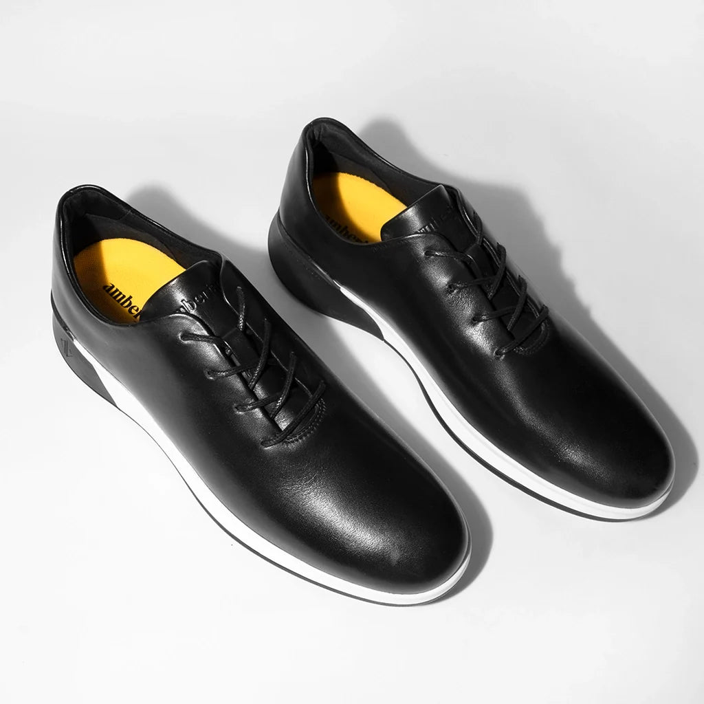 Amberjack - Men's Whole Cut Hybrid Onyx Premium Shoes Men's Dress Shoes by Amberjack – Don't Panic Shoes