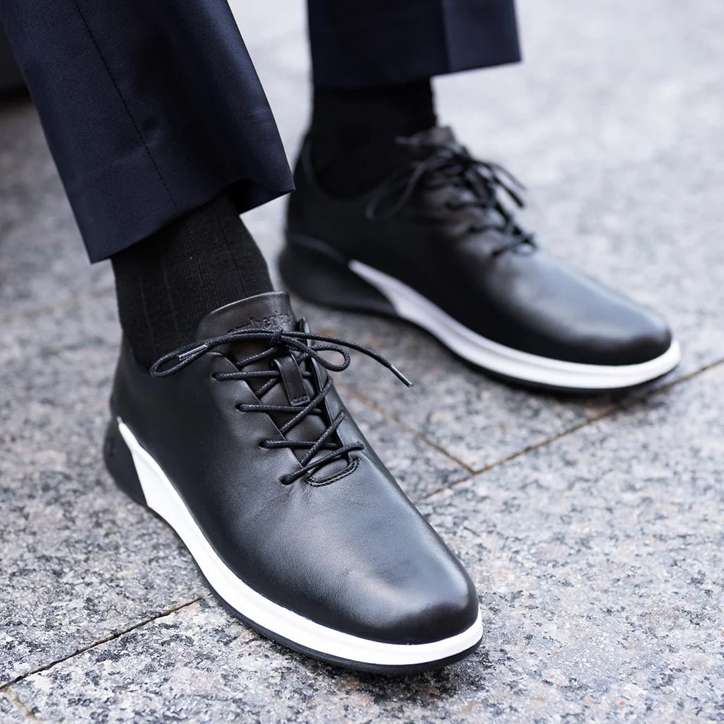 Amberjack - Men's Whole Cut Hybrid Onyx Premium Shoes Men's Dress Shoes by Amberjack – Don't Panic Shoes