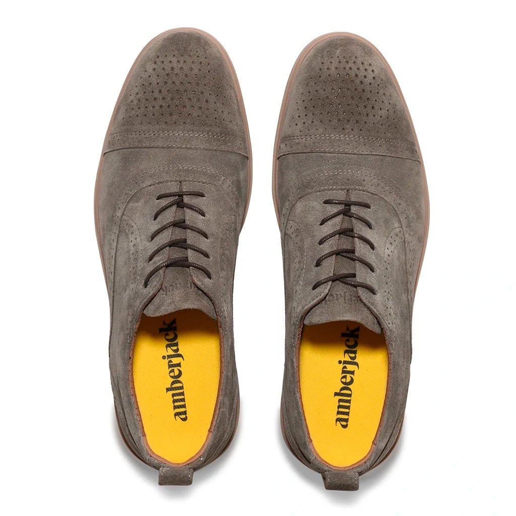 Amberjack The Cap - Toe Men’S Slate Men's Dress Shoes by Amberjack – Don't Panic Shoes