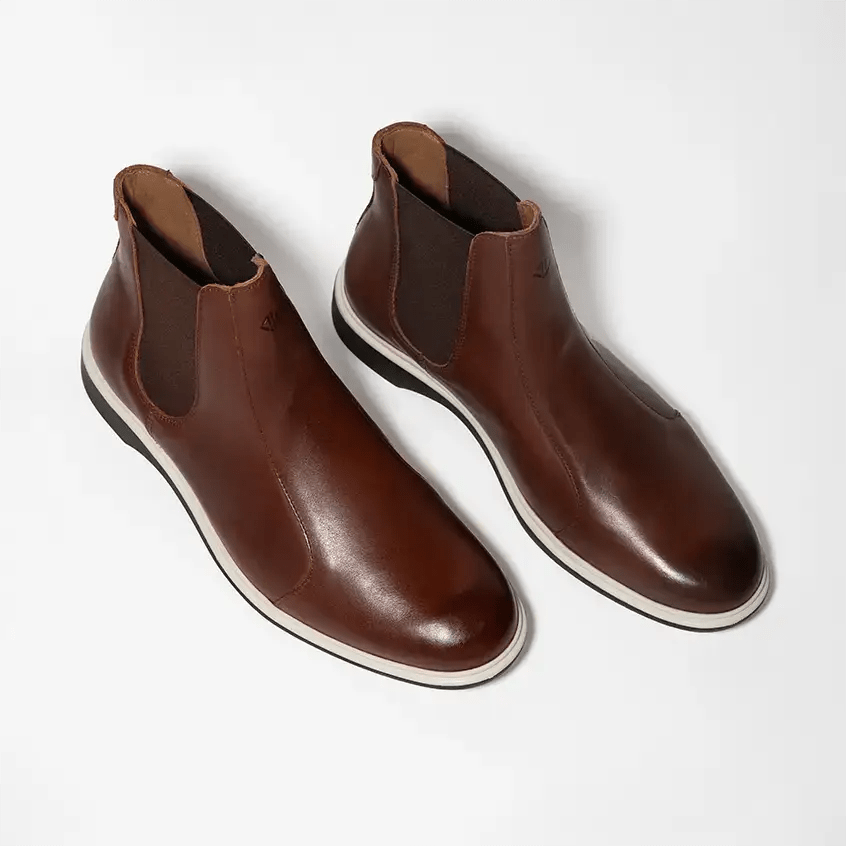 Amberjack The Chelsea Boot Classic Everyday Men's Coffee Men's Chelsea Boots by Amberjack – Don't Panic Shoes