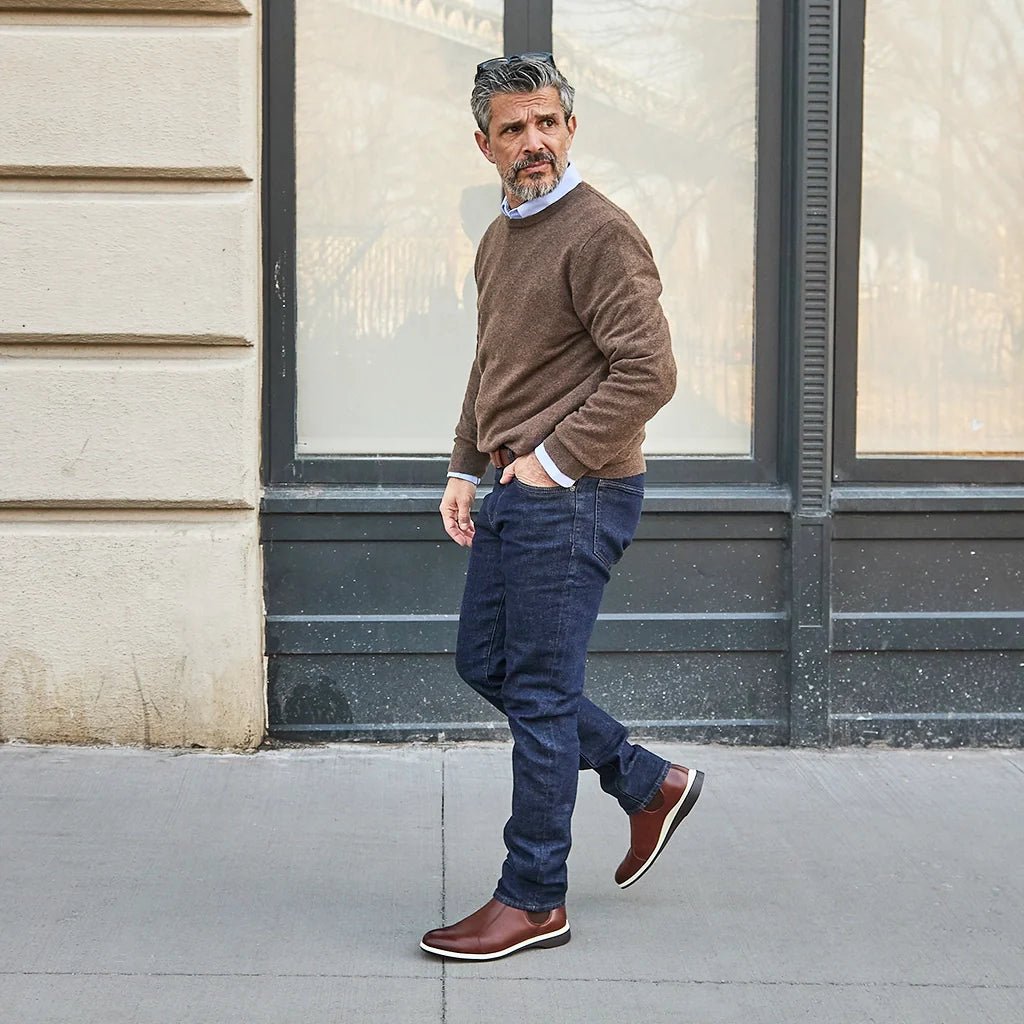 Amberjack The Chelsea Boot Classic Everyday Men's Coffee Men's Chelsea Boots by Amberjack – Don't Panic Shoes