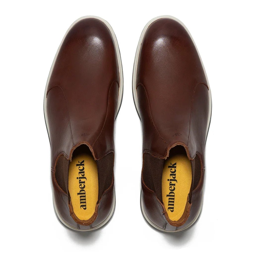 Amberjack The Chelsea Boot Classic Everyday Men's Coffee Men's Chelsea Boots by Amberjack – Don't Panic Shoes