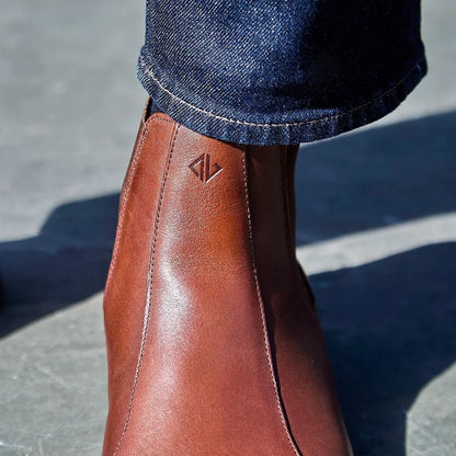 Amberjack The Chelsea Boot Classic Everyday Men's Coffee Men's Chelsea Boots by Amberjack – Don't Panic Shoes