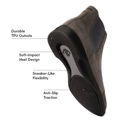 Amberjack The Chelsea Classic Edition Men's Leather Steel Men's Chelsea Boots by Amberjack – Don't Panic Shoes