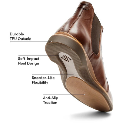 Amberjack The ChelSea Men’s Chestnut Premium Classic Men's Chelsea Boots by Amberjack – Don't Panic Shoes