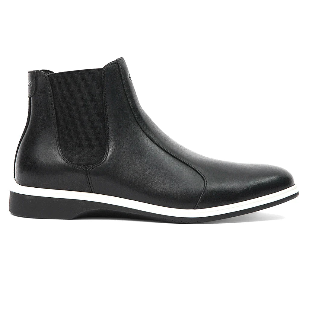 Amberjack The Chelsea Men's Full Grain Leather Onyx Men's Chelsea Boots by Amberjack – Don't Panic Shoes