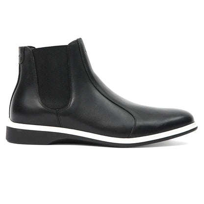 Amberjack The Chelsea Men's Full Grain Leather Onyx Men's Chelsea Boots by Amberjack – Don't Panic Shoes