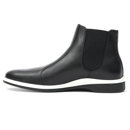 Amberjack The Chelsea Men's Full Grain Leather Onyx Men's Chelsea Boots by Amberjack – Don't Panic Shoes