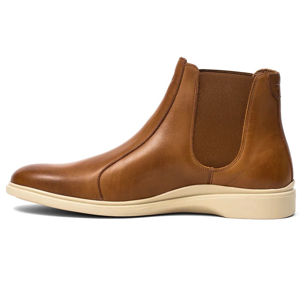 Amberjack The ChelSea Men’s Honey And Cream Footwear Men's Chelsea Boots by Amberjack – Don't Panic Shoes