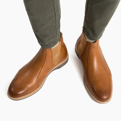 Amberjack The Chelsea Men's Honey Men's Chelsea Boots by Amberjack – Don't Panic Shoes
