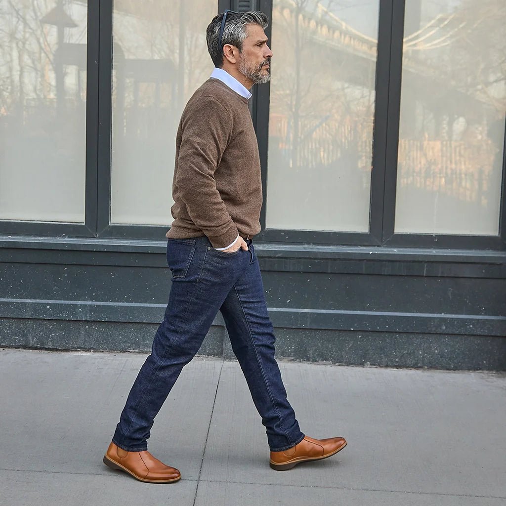 Amberjack The Chelsea Men's Honey Men's Chelsea Boots by Amberjack – Don't Panic Shoes