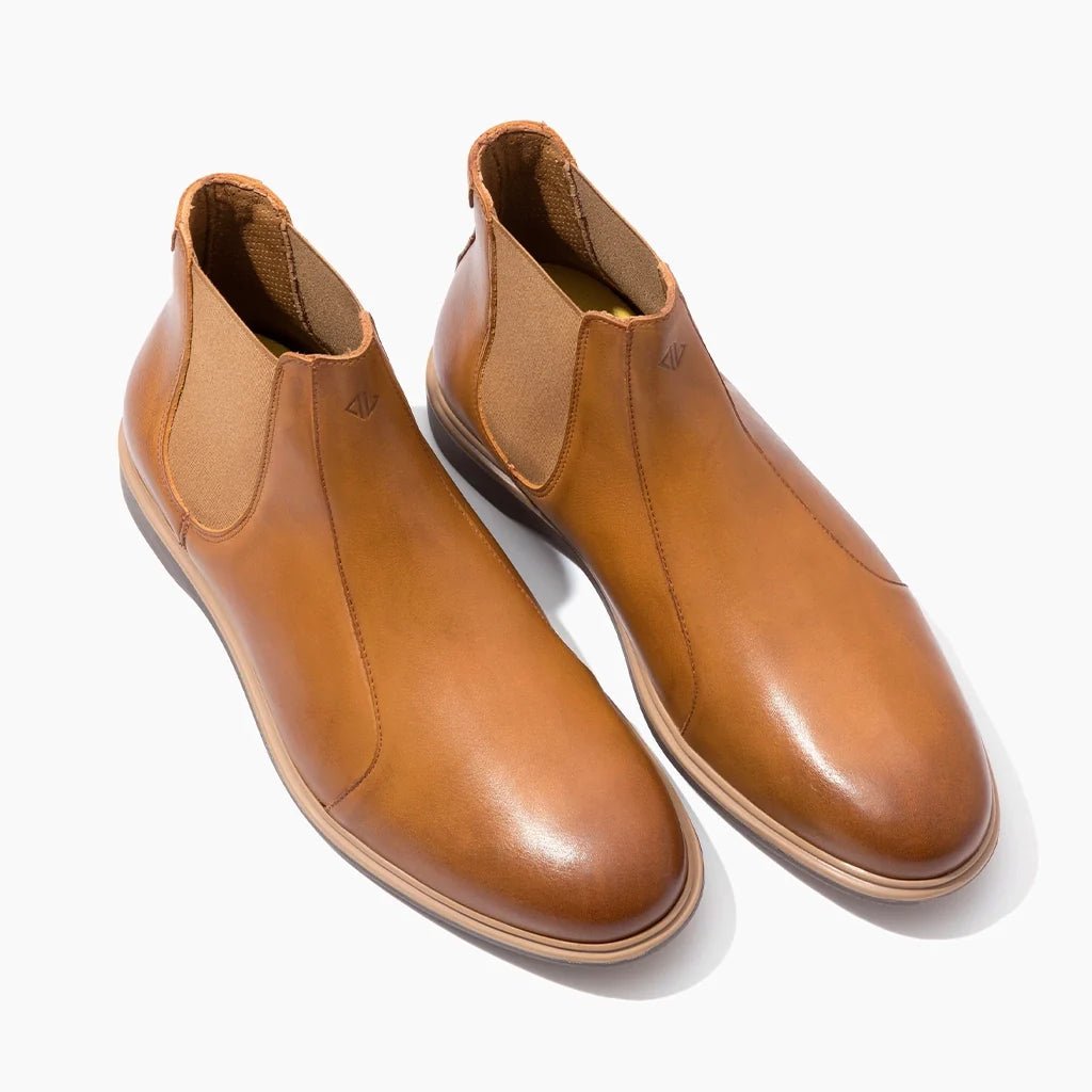 Amberjack The Chelsea Men's Honey Men's Chelsea Boots by Amberjack – Don't Panic Shoes