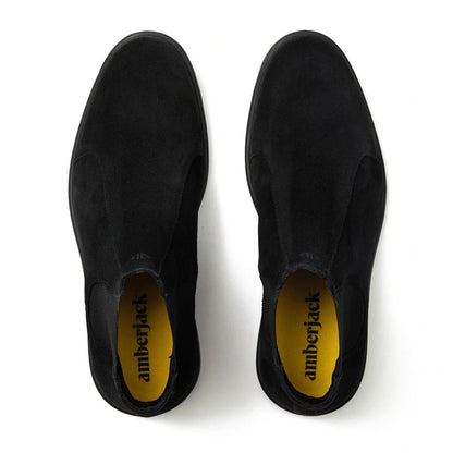 Amberjack The Chelsea Men's Midnight Leather Boots Men's Chelsea Boots by Amberjack – Don't Panic Shoes