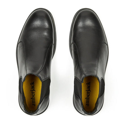 Amberjack The Chelsea Men's Obsidian Chelsea Boots Men's Chelsea Boots by Amberjack – Don't Panic Shoes