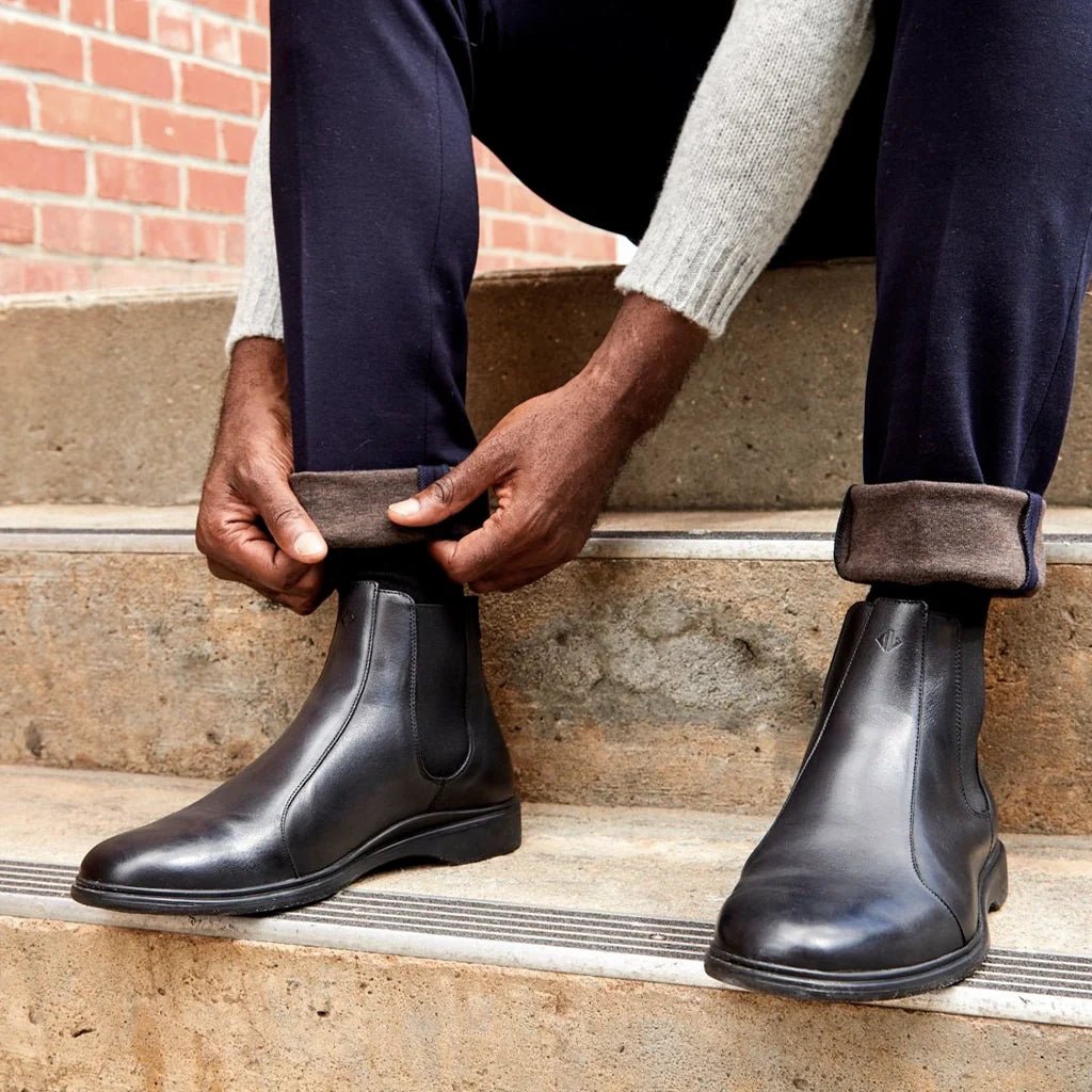 Amberjack The Chelsea Men's Obsidian Chelsea Boots Men's Chelsea Boots by Amberjack – Don't Panic Shoes