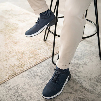 Amberjack The Hybrid Men’S Cobalt Premium Sneakers Men's Dress Shoes by Amberjack – Don't Panic Shoes