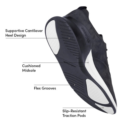 Amberjack The Hybrid Men’S Cobalt Premium Sneakers Men's Dress Shoes by Amberjack – Don't Panic Shoes