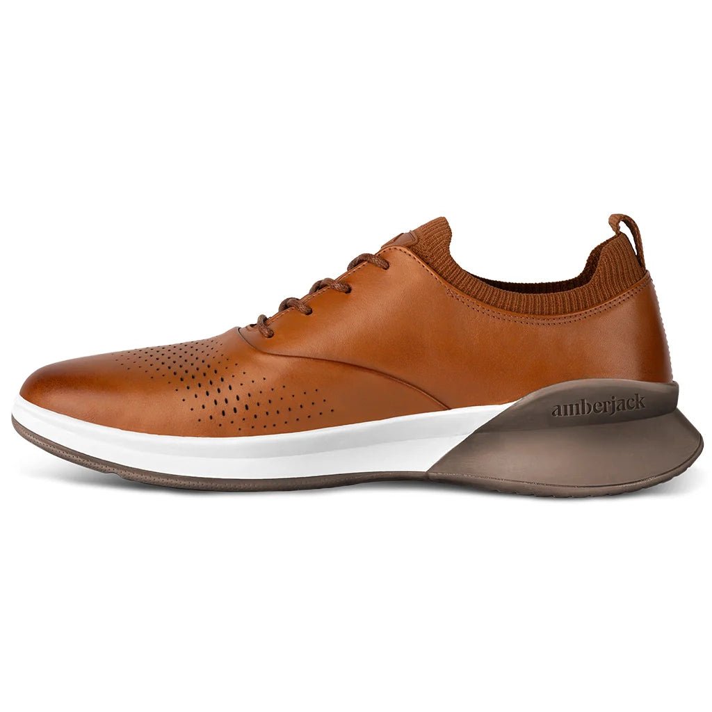 Amberjack The Hybrid Men's Honey Men's Dress Shoes by Amberjack – Don't Panic Shoes