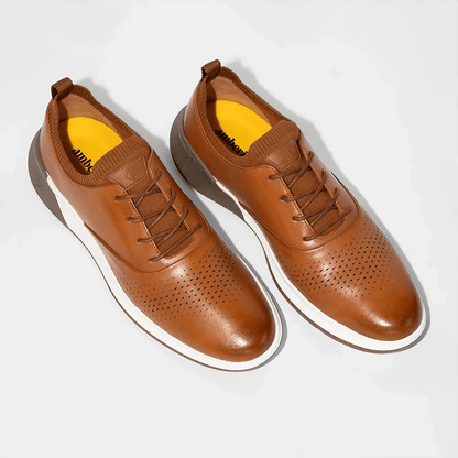 Amberjack The Hybrid Men's Honey Men's Dress Shoes by Amberjack – Don't Panic Shoes