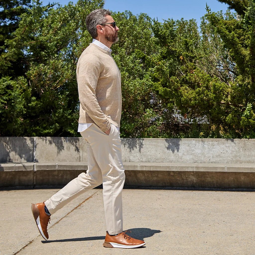 Amberjack The Hybrid Men's Honey Men's Dress Shoes by Amberjack – Don't Panic Shoes