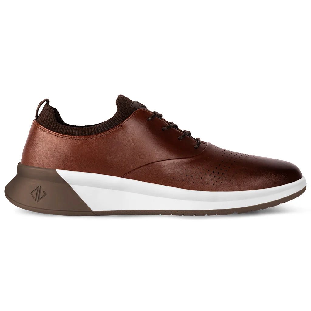Amberjack - The Hybrid - Men’S - Leather - Chestnut Men's Dress Shoes by Amberjack – Don't Panic Shoes