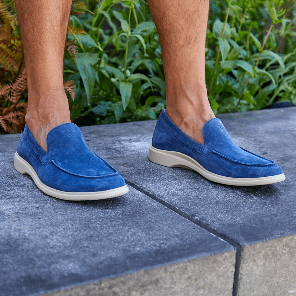 Amberjack The Loafer Men's Cobalt Men's Loafer Shoes by Amberjack – Don't Panic Shoes