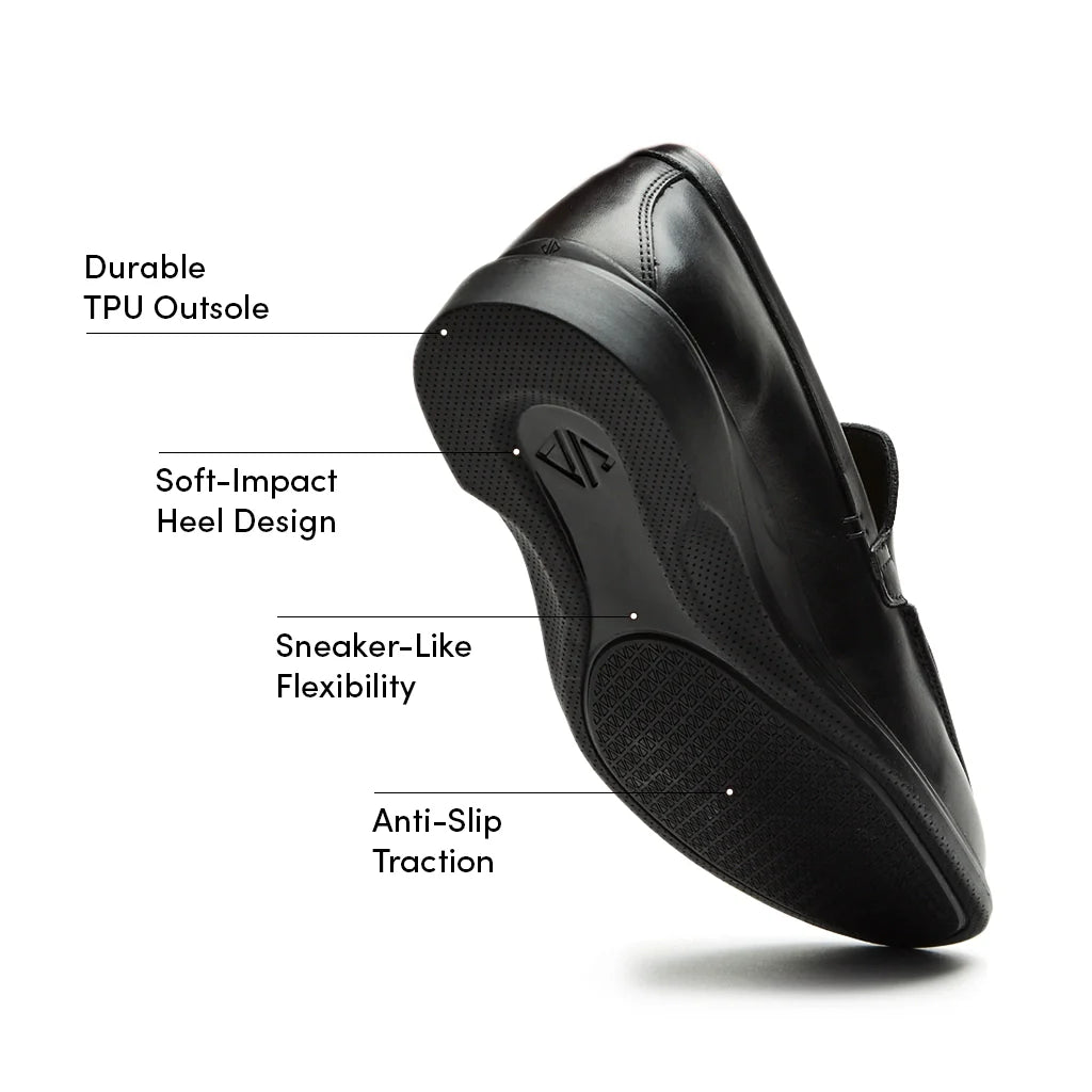 Amberjack The Loafer Men's Obsidian Men's Loafer Shoes by Amberjack – Don't Panic Shoes