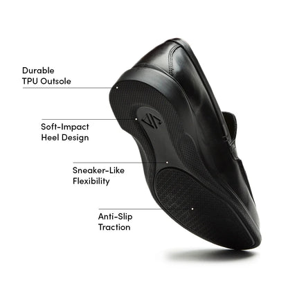 Amberjack The Loafer Men's Obsidian Men's Loafer Shoes by Amberjack – Don't Panic Shoes